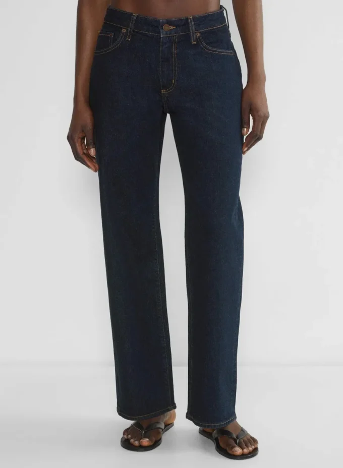 Denim Forum Salma Curve-Fit Super Lo-Rise Baggy Jeans Denim Forum Salma Curve-Fit Super Lo-Rise Baggy Jeans