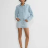 Denim Forum The ’80s Comfy Waist Denim Shirt Denim Forum The ’80s Comfy Waist Denim Shirt