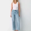 Denim Forum The Farrah Curve-fit Hi-rise Wide Jean Denim Forum The Farrah Curve-fit Hi-rise Wide Jean