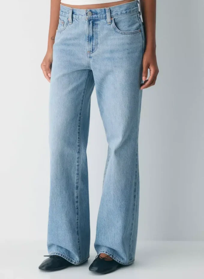 Denim Forum The Farrah Lo-rise Wide Jean Denim Forum The Farrah Lo-rise Wide Jean
