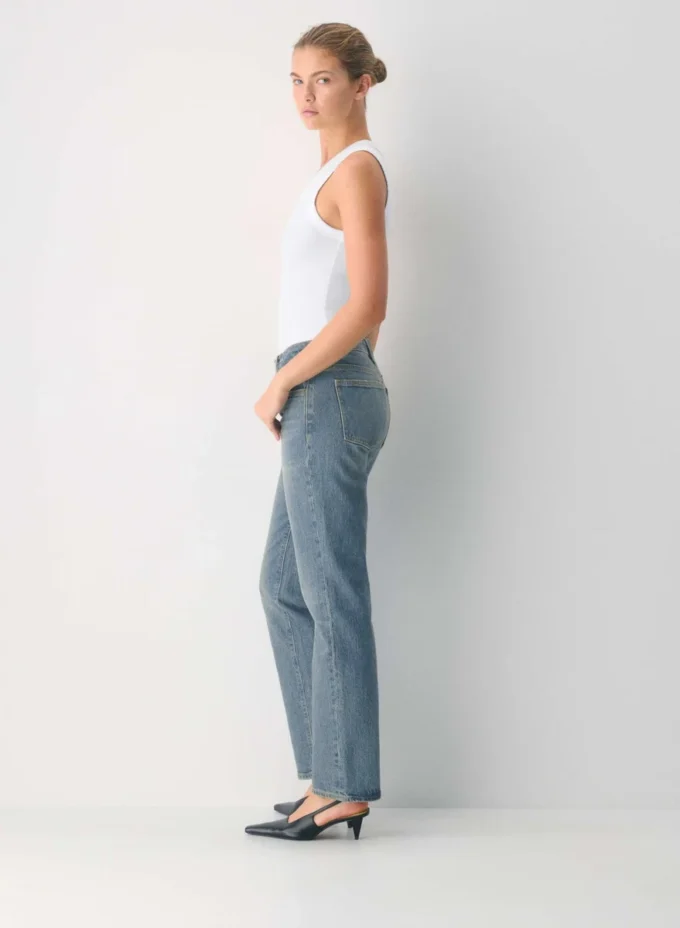 Denim Forum Tilda Curve-Fit Lo-Rise Straight Jean Denim Forum Tilda Curve-Fit Lo-Rise Straight Jean