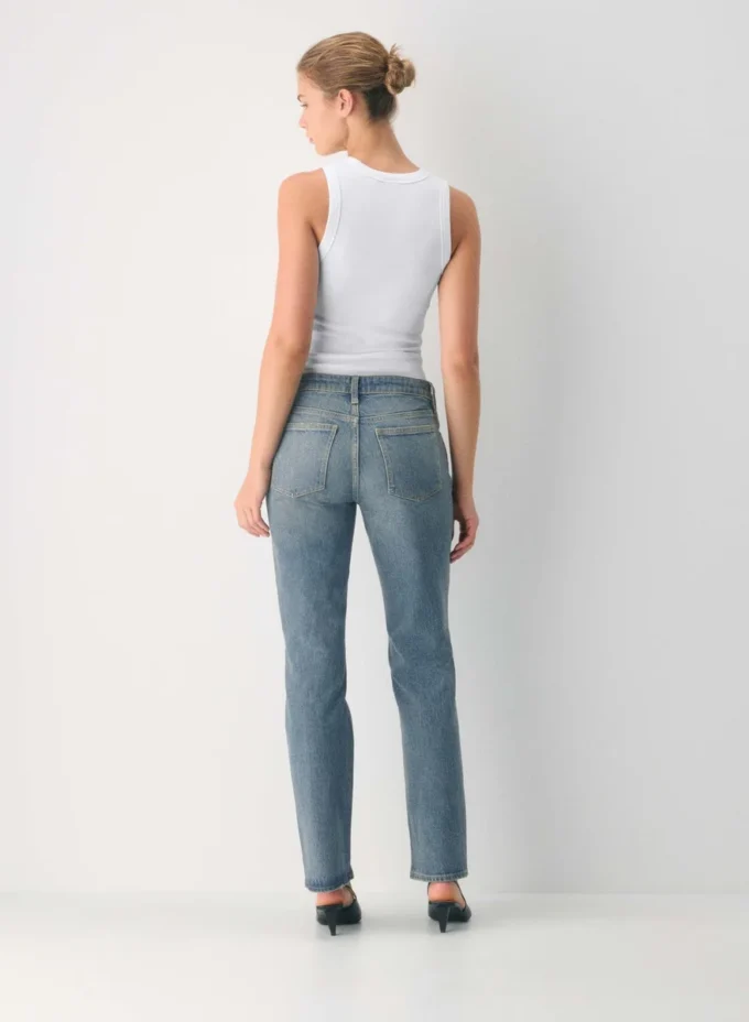 Denim Forum Tilda Curve-Fit Lo-Rise Straight Jean Denim Forum Tilda Curve-Fit Lo-Rise Straight Jean