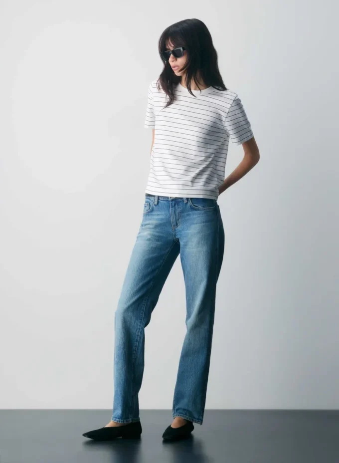 Denim Forum Tilda Curve-Fit Lo-Rise Straight Jean Denim Forum Tilda Curve-Fit Lo-Rise Straight Jean