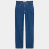 Denim Forum Uma Curve-Fit-Jeans mit hoher Leibhöhe und geradem Bein Denim Forum Uma Curve-Fit-Jeans mit hoher Leibhöhe und geradem Bein