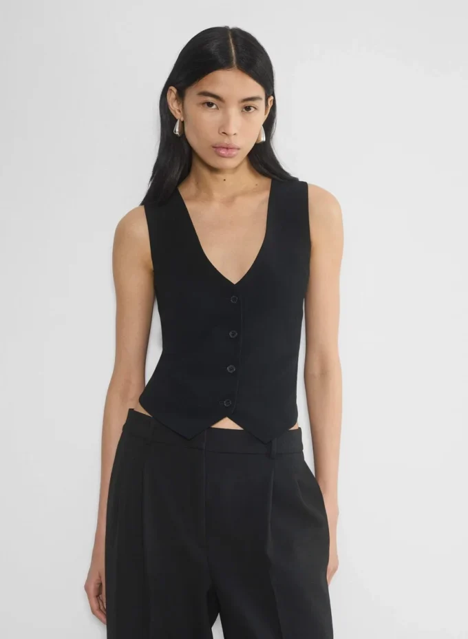 Deniro Weste – Mirror Crepe™ Deniro Weste – Mirror Crepe™