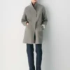 Der Cocoon Double-Faced Coat – Luxe (Re)Wool