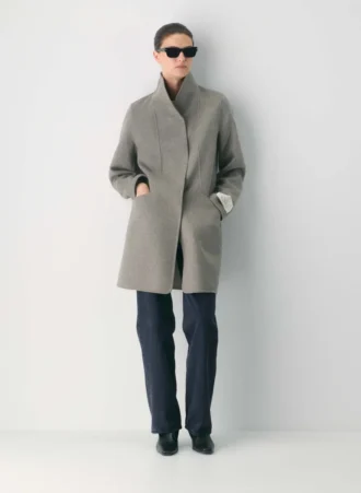 Der Cocoon Double-Faced Coat – Luxe (Re)Wool