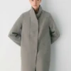 Der Cocoon Double-Faced Coat – Luxe (Re)Wool