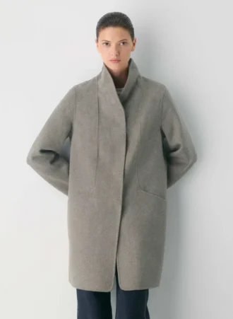 Der Cocoon Double-Faced Coat – Luxe (Re)Wool