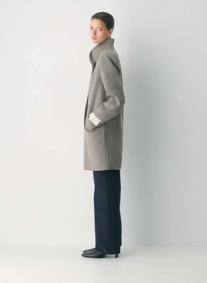Der Cocoon Double-Faced Coat – Luxe (Re)Wool