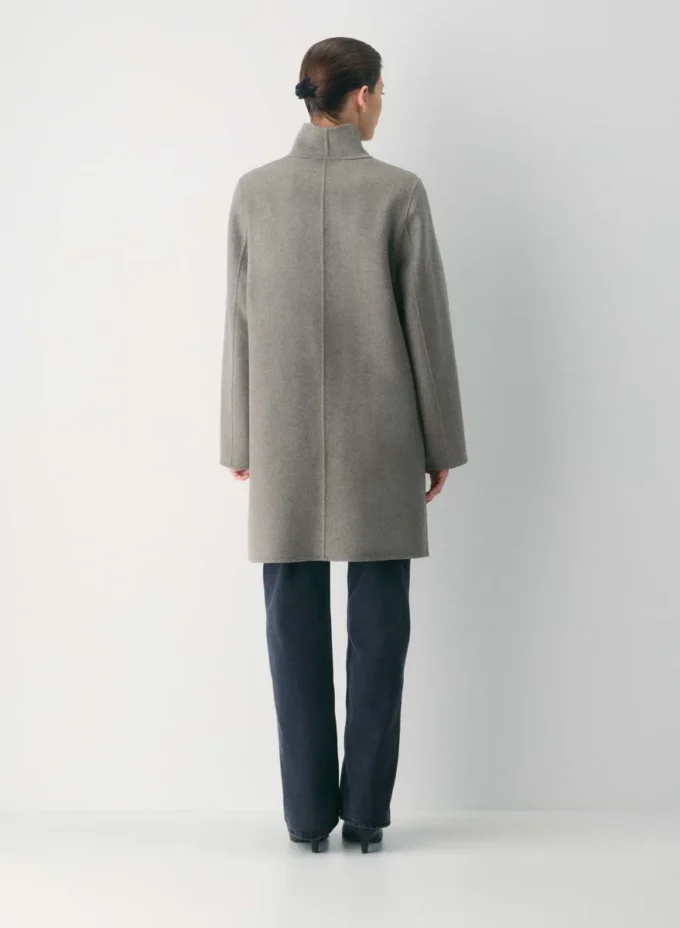 Der Cocoon Double-Faced Coat – Luxe (Re)Wool