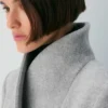 Der Cocoon Long Coat – Luxuriöse Woll-Kaschmir-Mischung Der Cocoon Long Coat – Luxuriöse Woll-Kaschmir-Mischung