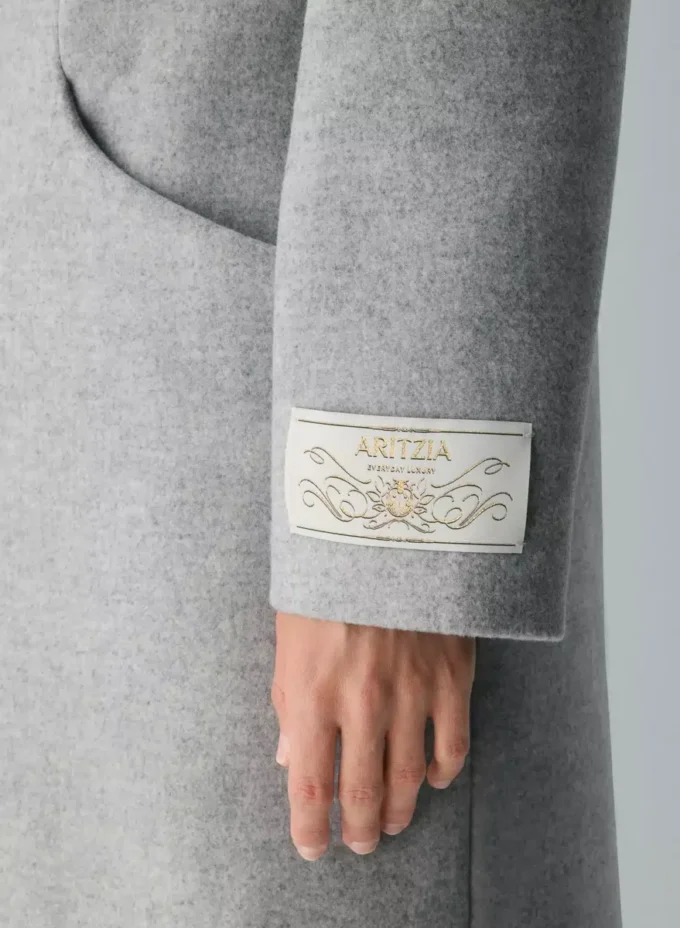 Der Cocoon Long Coat – Luxuriöse Woll-Kaschmir-Mischung Der Cocoon Long Coat – Luxuriöse Woll-Kaschmir-Mischung