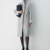 Der Cocoon Long Coat – Luxuriöse Woll-Kaschmir-Mischung Der Cocoon Long Coat – Luxuriöse Woll-Kaschmir-Mischung