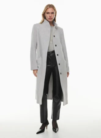 Der Cocoon Long Coat – Wolle Kaschmir