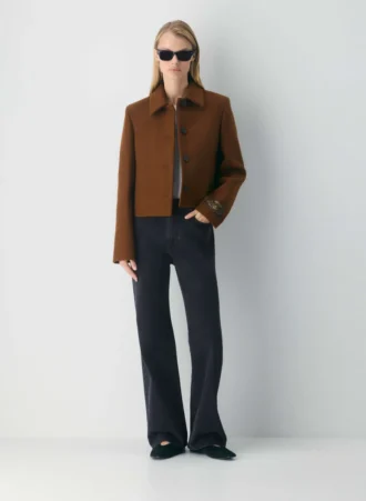 Der Dove Coat – Luxuriöse Woll-Kaschmir-Mischung