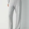 Essential Cashmere Hose mit hoher Taille und weitem Bein Essential Cashmere Hose mit hoher Taille und weitem Bein