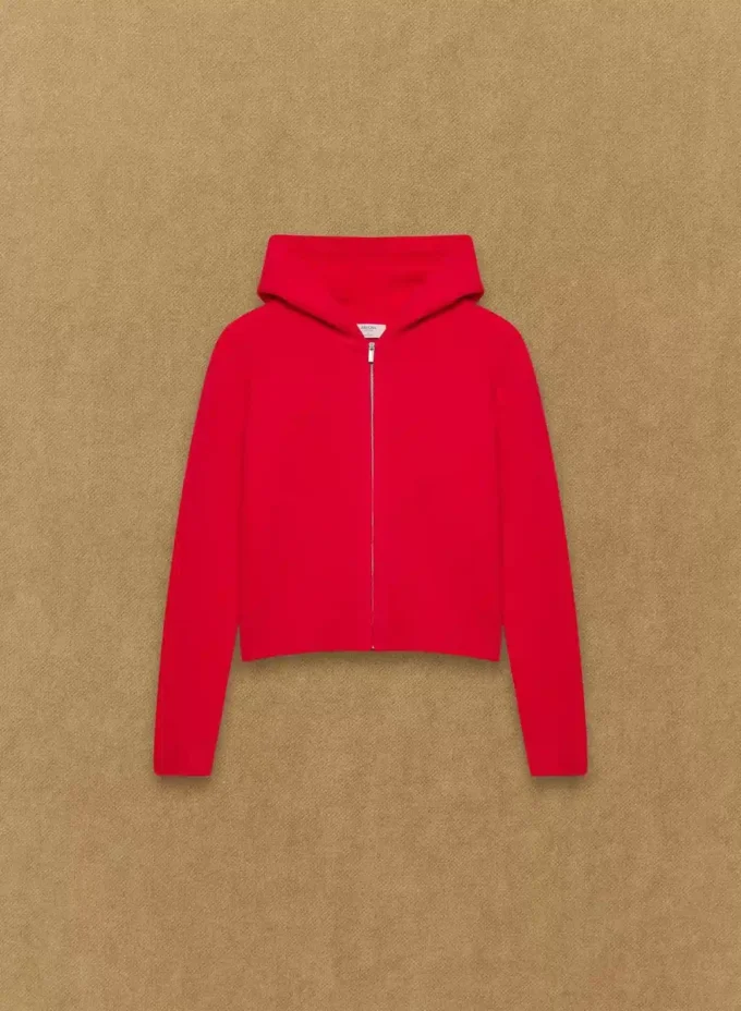 Essential Cashmere Kapuzenjacke mit Reißverschluss Essential Cashmere Kapuzenjacke mit Reißverschluss