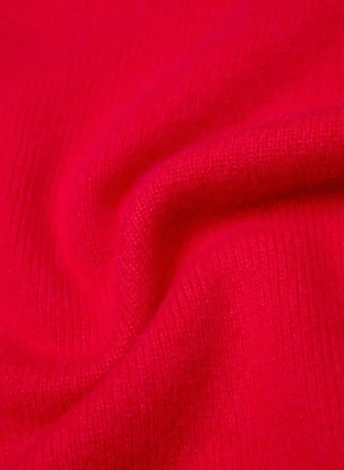 Essential Cashmere Pullover mit V-Ausschnitt