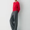 Essential Cashmere Pullover mit V-Ausschnitt