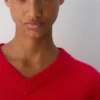 Essential Cashmere Pullover mit V-Ausschnitt