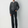 Essential Cashmere Relaxed Crew Cardigan