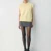 Essential Cashmere Relaxed Crew Vest