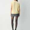 Essential Cashmere Relaxed Crew Vest