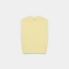 Essential Cashmere Relaxed Crew Vest