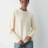 Essential Merinowolle-Pullover mit Rundhalsausschnitt Essential Merinowolle-Pullover mit Rundhalsausschnitt