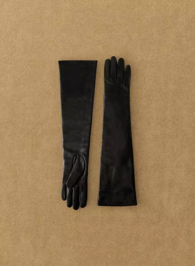 Extra lange Lederhandschuhe Extra lange Lederhandschuhe