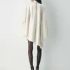 Fan-Satin-Kleid