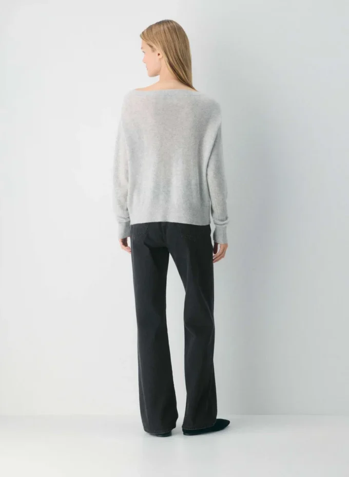 Feather Cashmere Relaxed Boatneck Sweater Feather Cashmere Relaxed Boatneck Sweater