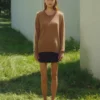 Feather Cashmere Relaxed Crew Sweater