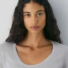 Feine Merinowolle Pullover mit Rundhalsausschnitt