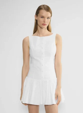 Foxglove Poplin-Kleid