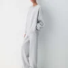 gemütliches Sweatfleece Neues Mega Crew Sweatshirt