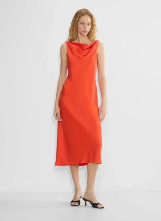 Goddess Satin-Kleid