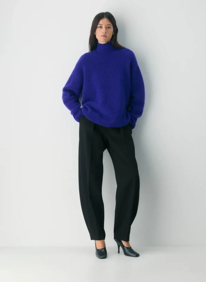 Gotham Merinowolle-Rollkragenpullover
