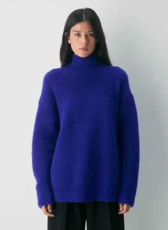 Gotham Merinowolle-Rollkragenpullover
