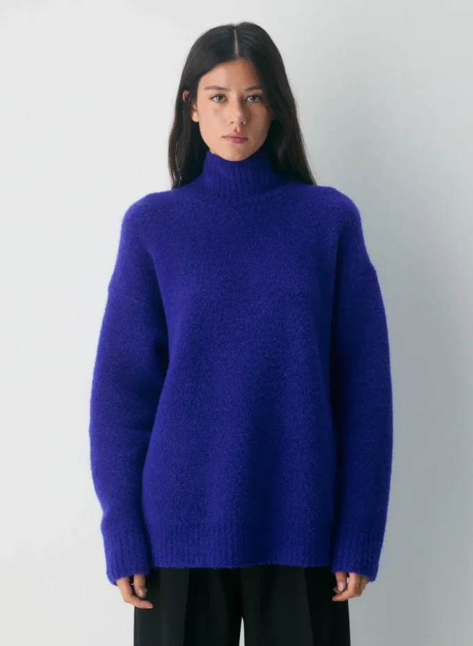 Gotham Merinowolle-Rollkragenpullover