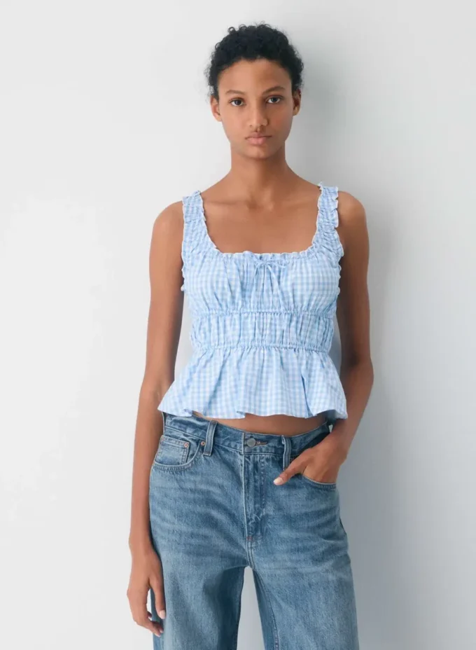 Helena Poplin Top Helena Poplin Top
