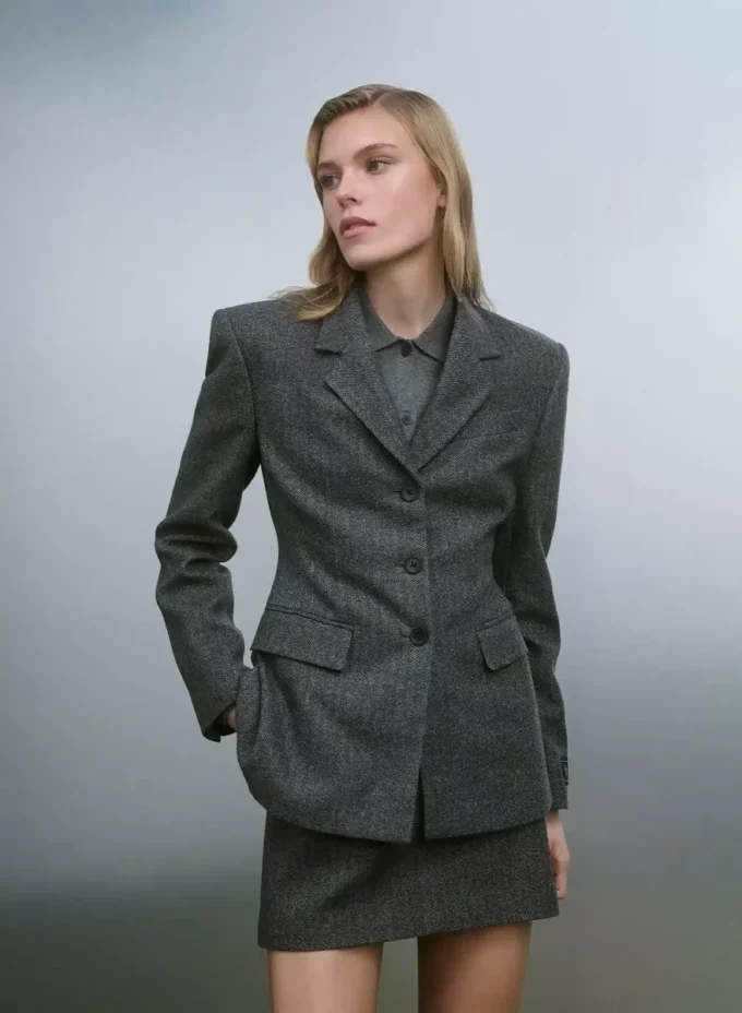 Herausragender Blazer – Präzisionswolle Herausragender Blazer – Präzisionswolle