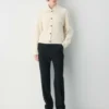 Heritage Knit Merino Wool Collar Cardigan Heritage Knit Merino Wool Collar Cardigan