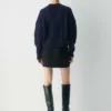 Heritage Knit Merino Wool Crew Hi-Hip Sweater Heritage Knit Merino Wool Crew Hi-Hip Sweater
