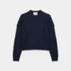 Heritage Knit Merino Wool Crew Hi-Hip Sweater Heritage Knit Merino Wool Crew Hi-Hip Sweater