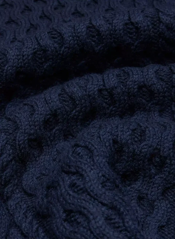 Heritage Knit Merino Wool Crew Hi-Hip Sweater Heritage Knit Merino Wool Crew Hi-Hip Sweater