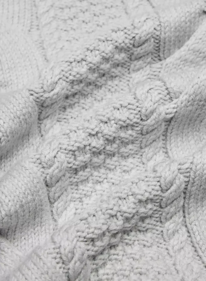 Heritage Knit Merino Wool Crew Hi-Hip Sweater Heritage Knit Merino Wool Crew Hi-Hip Sweater