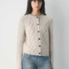 Heritage Knit Merino Wool Crew HiHip Cardigan Heritage Knit Merino Wool Crew HiHip Cardigan