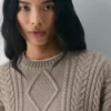 Heritage Knit Merino Wool Crew Sweater